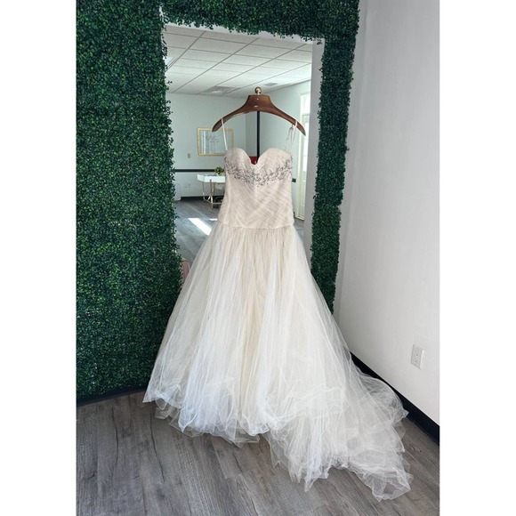 Alvina Valenta Dresses & Skirts - Alvina Valenta Wedding Gown Store Sample Size 12 Orig.$2800